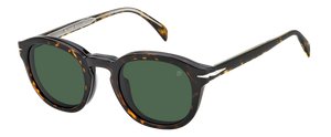 Eyewear By David Beckham DB 1080/CS - Havana - Green Polarized