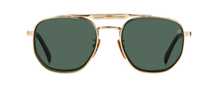 eyewear by david beckham DB 1082/G/CS - Gold Havana - Green Polarized