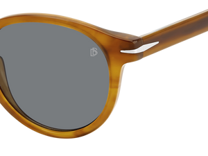 Eyewear By David Beckham DB 1111/S - Yellow Horn - Grey