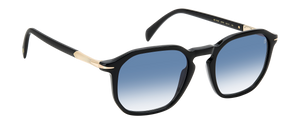 Eyewear By David Beckham DB 1115/S - Black - Dk Blue Shaded