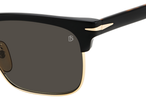 Eyewear By David Beckham DB 1119/G/S - Black Havana Gold - Grey