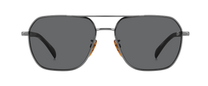 eyewear by david beckham DB 1128/G/S - Dark Ruthenium Black - Grey Polarized