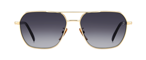 eyewear by david beckham DB 1128/G/S - Gold Black_ - Dark Grey Shaded