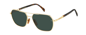 Eyewear By David Beckham DB 1128/G/S - Gold Havana - Green