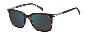 Eyewear By David Beckham DB 1130/S - Brown Horn - Green Mirror