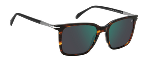Eyewear By David Beckham DB 1130/S - Brown Horn - Green Mirror