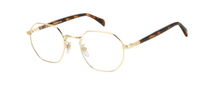 Eyewear By David Beckham DB 1133 - Gold Brown Horn - Frames