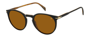 Eyewear By David Beckham DB 1139/S - Black Striped Brown - Brown Antireflex