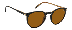 Eyewear By David Beckham DB 1139/S - Black Striped Brown - Brown Antireflex