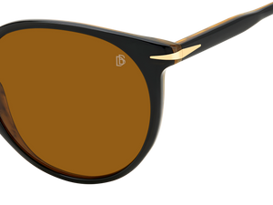 Eyewear By David Beckham DB 1139/S - Black Striped Brown - Brown Antireflex