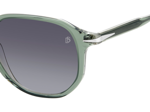 Eyewear By David Beckham DB 1140/S - Green Crystal - Dark Grey Shaded