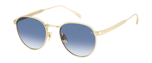 Eyewear By David Beckham DB 1142/S - Matte Gold - Dk Blue Shaded
