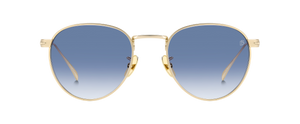 eyewear by david beckham DB 1142/S - Matte Gold - Dk Blue Shaded