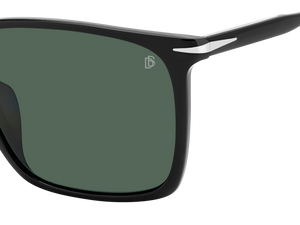 Eyewear By David Beckham DB 1145/G/S - Black - Green Polarized