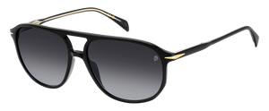 Eyewear By David Beckham DB 1159/S - Black - Dark Grey Shaded