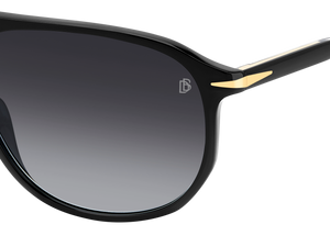 Eyewear By David Beckham DB 1159/S - Black - Dark Grey Shaded