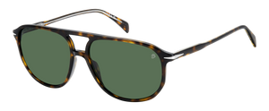 Eyewear By David Beckham DB 1159/S - Havana - Green Polarized
