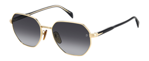 Eyewear By David Beckham DB 1162/F/S - Gold Black_ - Dark Grey Shaded