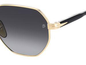 Eyewear By David Beckham DB 1162/F/S - Gold Black_ - Dark Grey Shaded