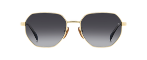 eyewear by david beckham DB 1162/F/S - Gold Black_ - Dark Grey Shaded