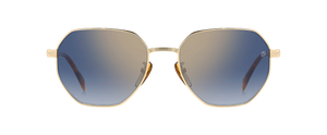eyewear by david beckham DB 1162/F/S - Gold Havana - Blue Shaded Gold Mirror