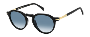 Eyewear By David Beckham DB 1171/S - Black Gold - Dk Blue Shaded