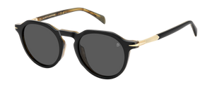 eyewear By David Beckham DB 1171/S - Striped Black Beige - Grey Antireflex