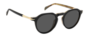 eyewear By David Beckham DB 1171/S - Striped Black Beige - Grey Antireflex
