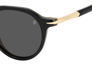 eyewear By David Beckham DB 1171/S - Striped Black Beige - Grey Antireflex