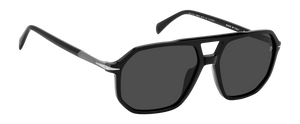 Eyewear By David Beckham DB 1172/S - Black Dark Ruthenium - Grey Polarized