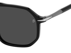 Eyewear By David Beckham DB 1172/S - Black Dark Ruthenium - Grey Polarized