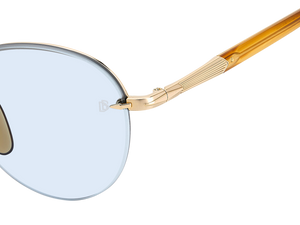 Eyewear By David Beckham DB 1173/S - Gold Brown Horn - Azure Photocromatic