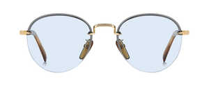 eyewear by david beckham DB 1173/S - Gold Brown Horn - Azure Photocromatic