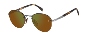 Eyewear By David Beckham DB 1173/S - Matte Ruthenium Havana - Green Mirror