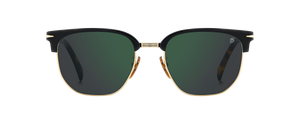 eyewear by david beckham DB 1176/G/S - Black Havana Gold - Green Mirror