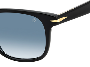 Eyewear By David Beckham DB 1177/S - Black - Dk Blue Shaded