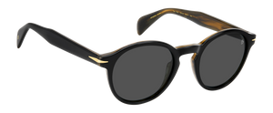 Eyewear By David Beckham DB 1178/S - Striped Black Beige - Grey Antireflex