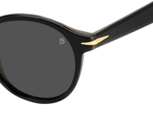 Eyewear By David Beckham DB 1178/S - Striped Black Beige - Grey Antireflex
