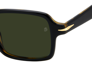 Eyewear By David Beckham DB 1179/S - Black Havana - Green Lightgreen Antireflex