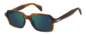 Eyewear By David Beckham DB 1179/S - Brown Horn - Green Mirror