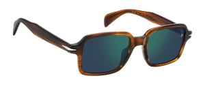 Eyewear By David Beckham DB 1179/S - Brown Horn - Green Mirror