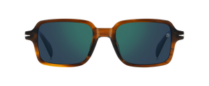 eyewear by david beckham DB 1179/S - Brown Horn - Green Mirror