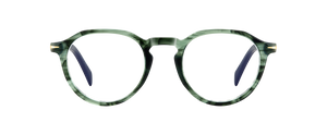 eyewear by david beckham DB 1180 - Green Horn - Blue Mirror