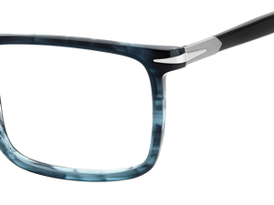 Eyewear By David Beckham DB 1181 - Blue Horn Black - Blue Mirror