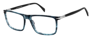 eyewear by david beckham DB 1181 - Blue Horn Black - Blue Mirror