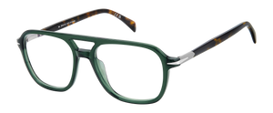 Eyewear By David Beckham DB 1182 - Green Havana - Blue Mirror