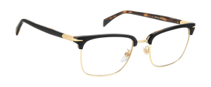 Eyewear By David Beckham DB 1183 - Black Havana Gold - Blue Mirror