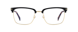 eyewear by david beckham DB 1183 - Black Havana Gold - Blue Mirror