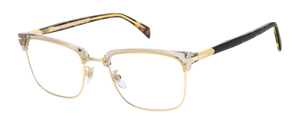 Eyewear By David Beckham DB 1183 - Grey Havana Gold - Blue Mirror