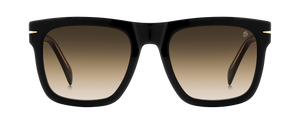 eyewear by david beckham DB 7000/S FLAT - Black - Brown Shaded Brick